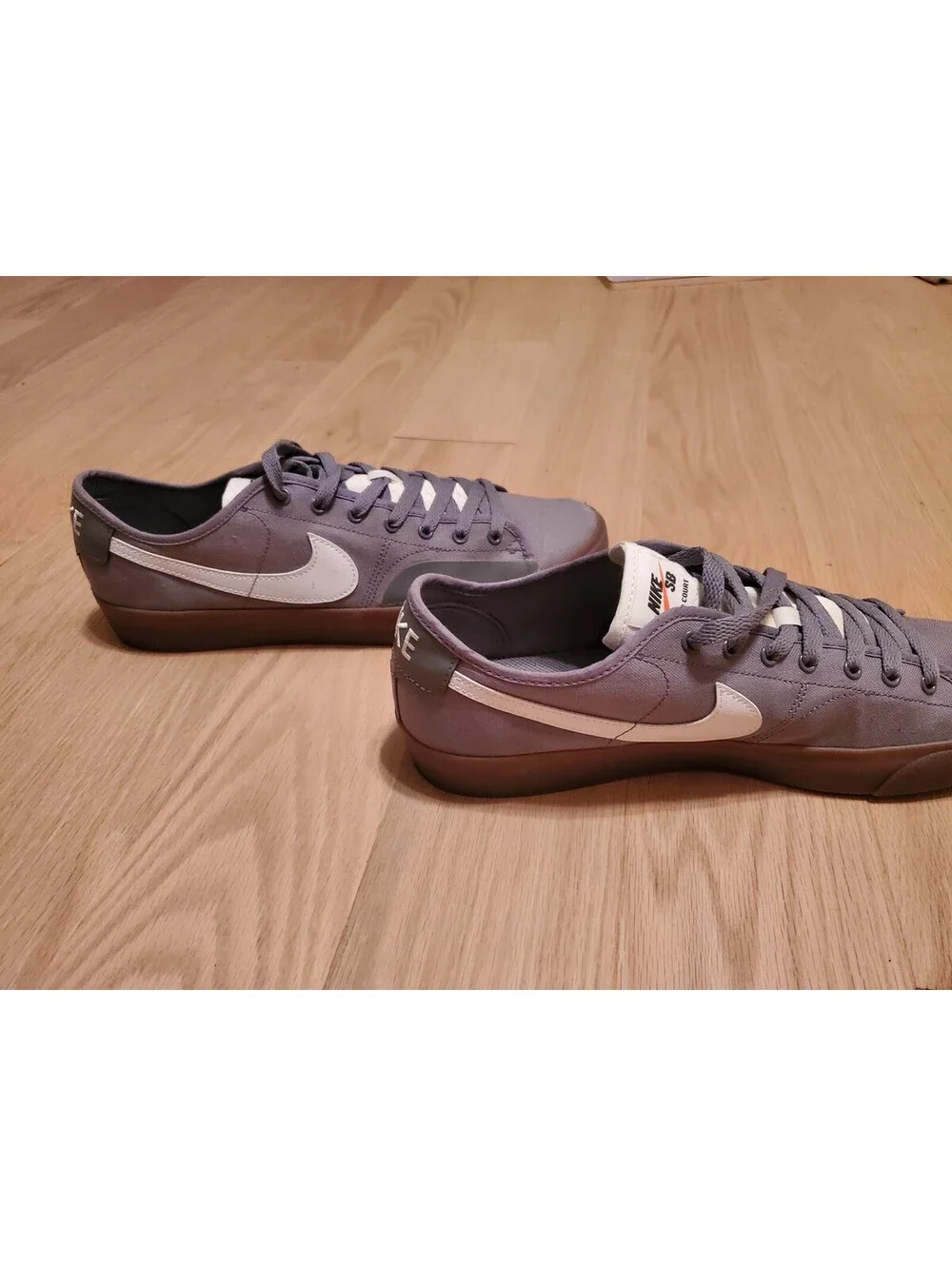 Nike SB Blazer Court Sneakers US 12 Gray Casual Shoes